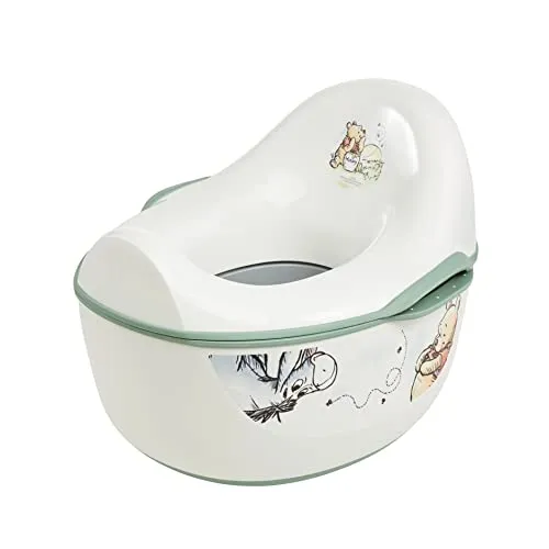 keeeper Winnie Babytopf deluxe 4in1 - Töpfchen, Toilettensitz, Hocker & Feuchttuchspender - Nachhaltiges Toilettentraining mit dem 4in1 Babytopf Kasimir im Winnie Puuh-Design. Ideal für Kinder von 18 Monaten bis 4 Jahren, mit rutschfester Oberfläche und abnehmbaren Auffangbehälter.