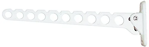 HSI Kleiderlüfter 330mm aus Aluminium, weiß - Praktischer HSI Kleiderlüfter aus robustem Aluminium, 330 mm lang. Ideal für platzsparendes Aufhängen von Kleidung in Schlafzimmern, Bädern oder Ankleidezimmern. Schlichtes Design in Weiß fügt sich harmonisch in jede Einrichtung ein.