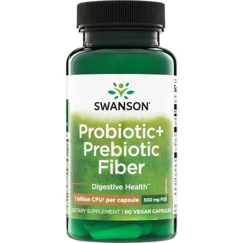 Probiotika + Präbiotische Ballaststoffe, 60 Kapseln Swanson Health Products