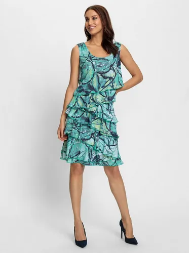 Witt Etuikleid Volant-Kleid Ärmellos von Witt