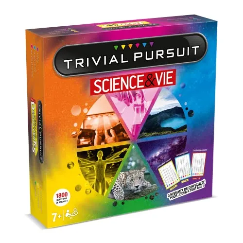 Winning Moves Trivial Pursuit Science 7 Jahre + – Kartenspiel für Kinder Wissenschaft – Quiz-Spiel – Reisespiel – Lernkarten – Quiz-Spiele