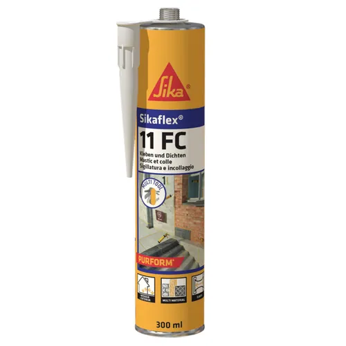 Sika Sikaflex-11 FC Purform weiß – Hochleistungs-Kleb- und Dichtstoff – 300 ml - Hochwertiger Kleb- und Dichtstoff für vielseitige Baustoffe, lösemittelfrei und emissionsarm, ideal für Innen- und Außenanwendungen, sorgt für eine glatte Oberfläche ohne Blasenbildung.
