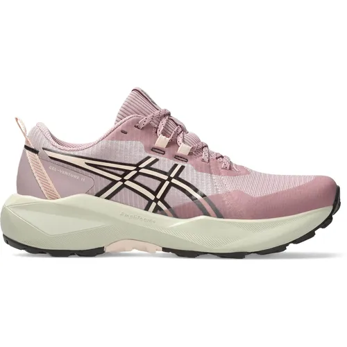 ASICS Gel-Venture 11 Trailschuh Damen - rosa, creme, Größe 37,5 - Erlebe Abenteuer mit dem ASICS Gel-Venture 11! Strapazierfähiges Obermaterial und Gummilaufsohle bieten optimalen Halt auf jedem Terrain. Perfekt für aktive Läuferinnen, die Komfort und Stabilität suchen.