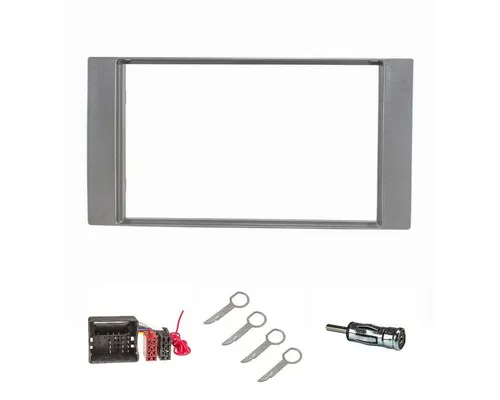 tomzz Audio Doppel DIN Radioblende Set passt für Ford Focus 2 Fiesta C-Max S-Max G Autoradio