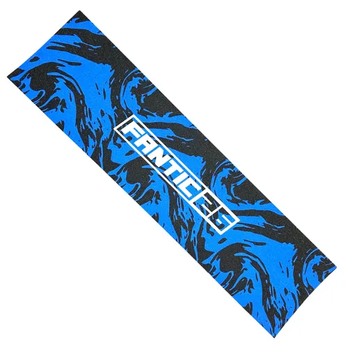 Fantic26 Stunt-Scooter Trick Roller Griptape 58,5cm x 15,5cm Swirl Schwarz/Blau