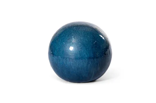 Dekokugeln Gartenkugeln aus Keramik in grün von Teramico