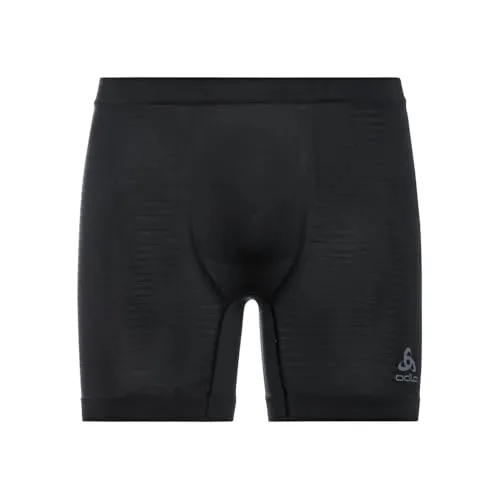 Odlo Herren Performance X-Light Eco Suw Boxer - Größe S, Schwarz - Kurze Unterhosen, ideal für heiße Tage dank kühlender und geruchsneutralisierender Faser für höchsten Tragekomfort.