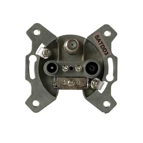 Kreiling Tech. 3-Loch Durchgangsdose SATDD3/Class A Antennensteckdosen 10171
