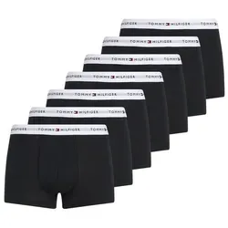Tommy Hilfiger Herren 7er Pack Boxershorts Trunks mit Logobund, XXL - Herren-Slips im klassischen Design, 7er Pack aus 95% regenerativer Baumwolle, ideal für Sport und Alltag mit hohem Tragekomfort.