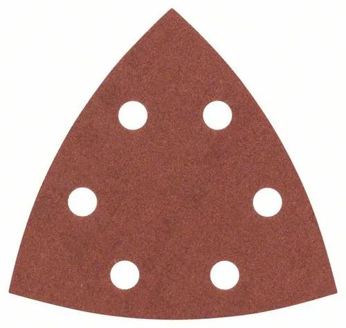 Bosch Accessories 2607017110 Deltaschleifpapier mit Klett, gelocht Körnung (num) 240 Eckmaß 93mm 25St.