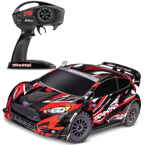 Traxxas Ford Fiesta ST Rally 1/10 Scale 4X4 Rally Car - RC-Modelle mit bürstenlosem Power-System für höhere Geschwindigkeit und schnellere Beschleunigung. Extrem haltbar dank Heavy Duty Upgrade-Kit und innovativem clipless Body für einfache Handhabung.