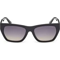GUESS ACETAT SONNENBRILLE Geometrisch - Elegante Sonnenbrille mit geometrischem Design, Linsen-Durchmesser 56 mm, ideal für stilbewusste Träger. Perfekt für sonnige Tage.