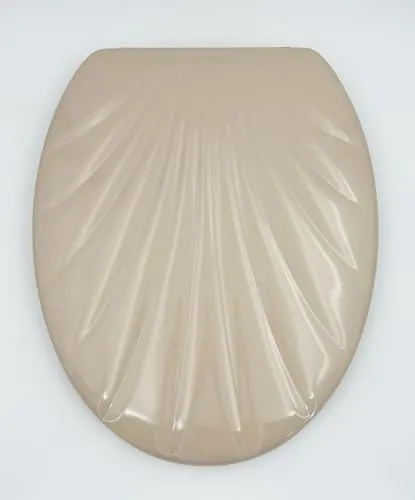WC Sitz Klobrille Muschelform Beige