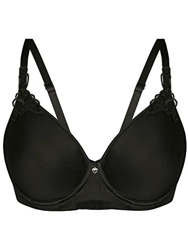 Sassa Spacer-BH Classic Look Gr. 95B in Black - Funktionsunterwäsche mit nahtloser Verarbeitung für optimalen Tragekomfort und eine schöne Silhouette.