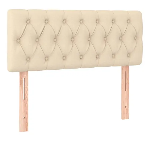 vidaXL Kopfteil Creme 100x7x78/88 cm von vidaXL