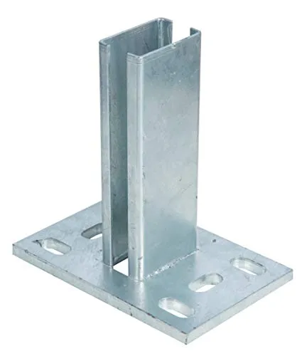 Alberts Pfostenträger zum Aufschrauben für Zaunpfosten 60x40 mm - Robuster Pfostenträger zur stabilen Montage von Zaunpfosten. Ideal für langlebige Lösungen im Außenbereich. Sicherer Halt für Ihre Bauprojekte – für eine zuverlässige Konstruktion.