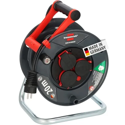 Brennenstuhl Garant V2 IP44 Kabeltrommel 20m in grau von brennenstuhl
