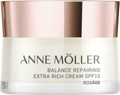Anne Möller Rosâge Balance Repairing Extra Rich Cream SPF15 50ml - Tagescreme mit Repair-Komplex und Lichtschutzfaktor 15, ideal für reife Haut. Intensive Pflege, fördert die Hautelastizität und schützt vor vorzeitiger Hautalterung.