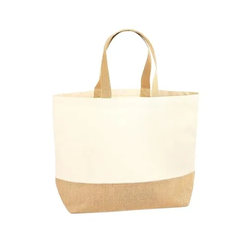 Westford Mill W452 Jute Base Canvas Tote XL von Westford Mill
