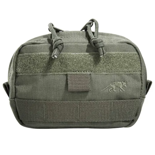 Tasmanian Tiger Taschenorganizer TT Tac Pouch 4 Horizontal IRR Steingrau Oliv - Horizontale Zubehörtasche aus robustem CORDURA 700, ideal für Rucksäcke und Plattenträger. Mit weit zu öffnendem YKK Reißverschluss und praktischer Innenaufteilung für optimale Organisation.
