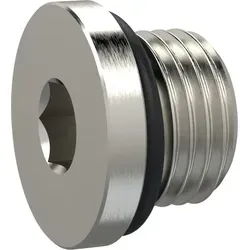 Riegler Verschlussschraube, Innensechskant 8 mm, G 3/8, NBR O-Ring, MSN