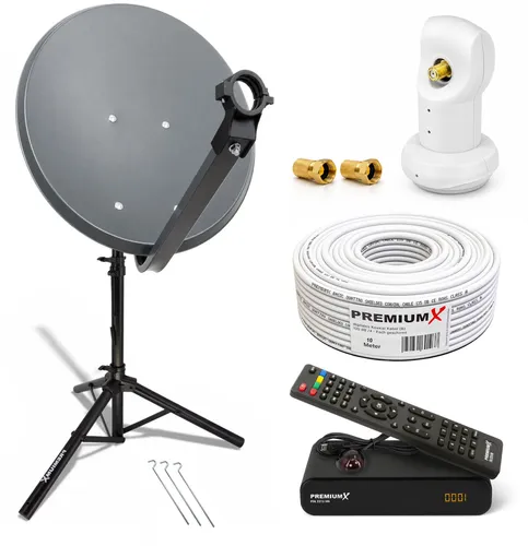 Premium X Satelliten-Komplettanlage 80cm