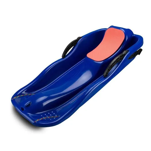 Fine Life Pro Skibob Schlitten für Kinder, Blau