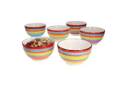 MamboCat Müslischale 6er Set Ibiza Rainbow Summer von MamboCat