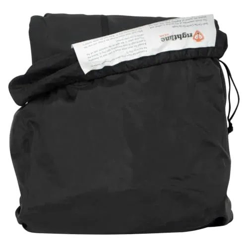 Rightline Gear 100R20 Range 2 wetterfester Dachgepäckträger für die Oberseite des Fahrzeugs, Befestigung mit oder ohne Dachträger, 15 Kubikfuß, 101,6 x 91,4 x 45,7 cm, Schwarz