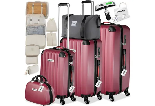 Hartschalenkoffer-Set Cleo 19-teilig von tectake