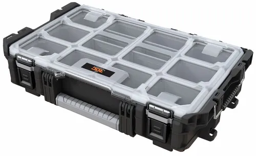 WERKZEUG-ORGANISATOR ROC PRO GEAR 2.0 von KETER - Praktischer Werkzeugkoffer mit optimaler Organisation, ideal für Handwerker und Heimwerker, kompakt und leicht für einfachen Transport.
