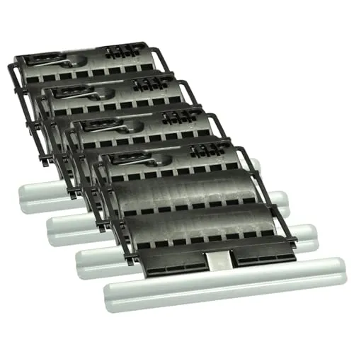 Hochschiebesicherung Octoclick für Mini+Maxiprofil, 3-gliedrig - 4 Stück - Einfache Montage durch praktische Clipfunktion, ideal für Rollladenmotoren. Bietet Sicherheit gegen Einbruch und schützt bei Hindernissen. Passend für 50er und 60er 8-Kant-Wellen sowie Mini- und Maxi-Lamellen.