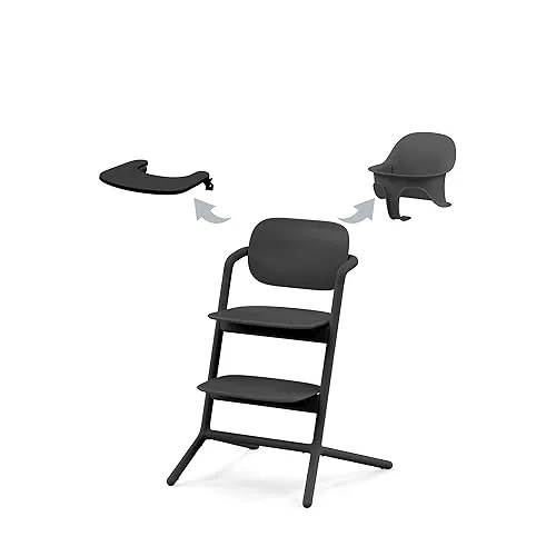 CYBEX Gold LEMO Hochstuhl 3in1-Set - Hochstuhl für Kinder von 6 Monaten bis 99 Jahre, mitwachsend und inkl. Baby-Set und Snack Tray für optimalen Komfort und Sicherheit.