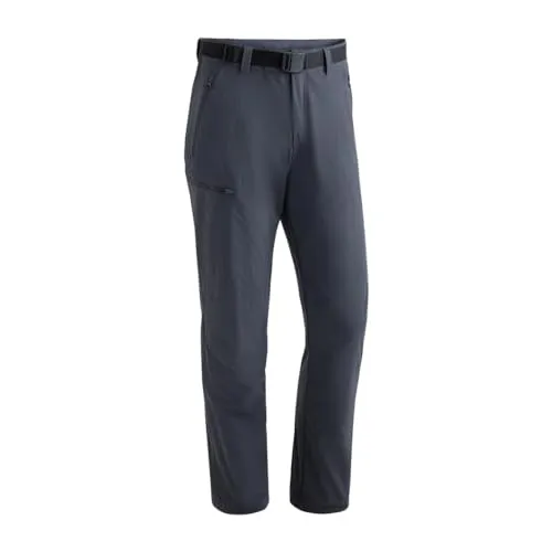 Maier Sports Oberjoch Hose graphite (M10949) 64 - Herren Outdoor- und Wanderhose mit 4-Wege-Stretch für optimale Bewegungsfreiheit und dryprotec-Technologie für schnelles Trocknen. Ideal für Wanderungen und Reisen in der kühleren Jahreszeit.