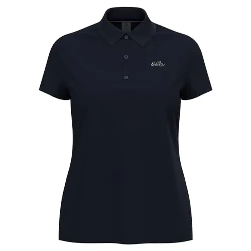 ODLO Wandershirt Damen Essential I Funktionsshirt Wandern Atmungsaktiv I Polo Shirt