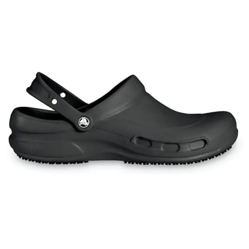 Crocs Clogs BISTRO Schwarz 42/43 - Arbeits- & Schutzkleidung, ideal für den Gastronomiebereich mit anti-mikrobiellen Eigenschaften und optimalem Tragekomfort.