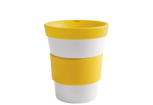 KAHLA Coffee-to-go-Becher Cupit Becher + Trinkdeckel, 1-tlg., Porzellan, Made in Germany