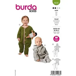 burda Schnitt 9235 „Baby-Overall Walkloden“