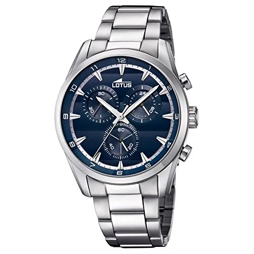 Lotus Armbanduhr 18365/2 Herren Chronograph Edelstahl Silber, 42mm