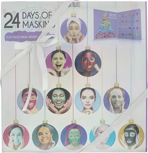 Haut Treats 24 Tage Masking Adventskalender 24 X Lehm-Gesichtsmaske