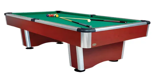 Pooltisch Braun Billardtisch Spieltisch Freizeittisch 9ft - Ideal für gesellige Abende: Robuster Billardtisch in Braun, Größe 9 Fuß (284 x 157 x 80 cm), für unvergessliche Spielstunden mit Freunden und Familie.