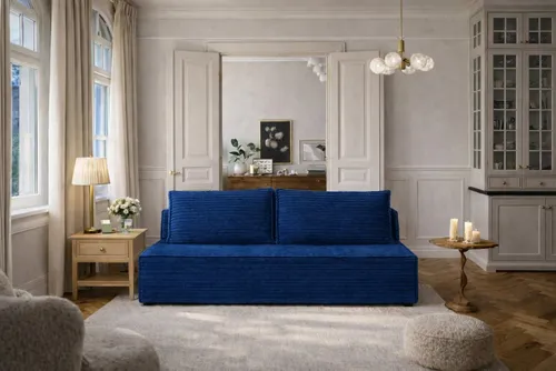 Kaiser Möbel Schlafsofa DUO Cordstoff mit Bettkasten