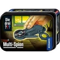 Die drei ??? Multi-Spion, Detektiv-Set in Metalldose - Entdecke spannende Abenteuer mit dem Detektiv-Set in Metalldose. Ideal für kleine Spione, fördert Kreativität und Teamarbeit bei Ermittlungen.