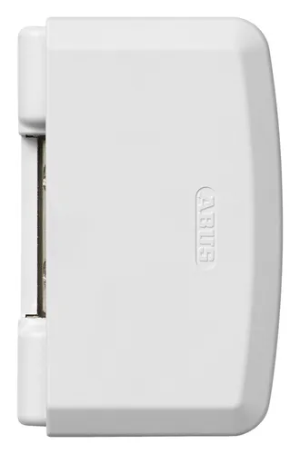 ABUS TAS112 W EK weiß Tür Zusatzsicherung - Schließtechnik: Hochwirksame Zusatzsicherung gegen Aufhebeln mit über 1 Tonne Druckwiderstand, empfohlen von Polizei und Versicherungen für maximale Sicherheit von Türen und Fenstern.