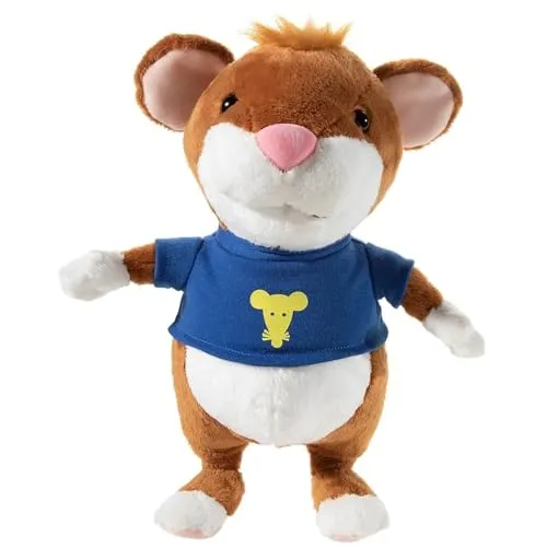 Heunec 589773 - Leo Lausemaus 30 cm Plüschtier - Kuscheltiere - Leo Lausemaus ist der perfekte Begleiter für Kinder im Kindergartenalter, ideal für Abenteuer und Trost in jeder Lebenslage.