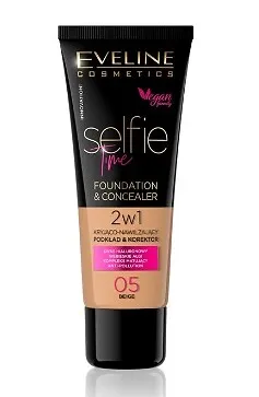 Eveline Selfie Zeit 2in1 Foundation-Concealer Beige 30ml