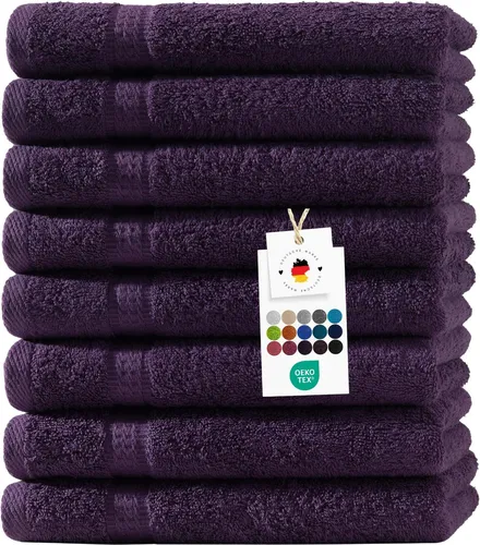 Carpe Sonno® Handtücher 50x100 cm - 8er Set aus 100% Baumwolle - Hochwertige Frottier Handtücher mit 500 g/m² für ein luxuriöses Badezimmer. Extra flauschig, saugfähig und waschbar bis 60°C, ideal für den täglichen Gebrauch.