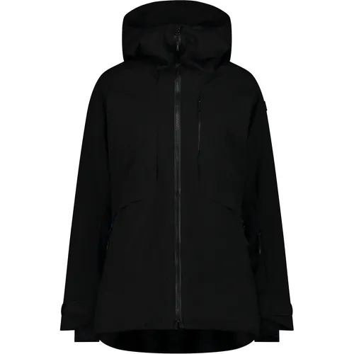 CMP Woman Jacket FIX Hood nero (U901) 36 - Funktionsjacke für Damen, wasserdicht dank Clima Protect-Membran, ideal für Outdoor-Aktivitäten bei kaltem Wetter.