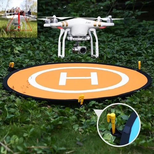 55cm Drohne und Quadcopter-Landeplatz Softstartmatte Wasserdicht incl. Zubehör