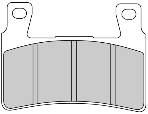 FERODO FDB2079P Bremsbeläge Satz Vorne - Bremsbeläge für die Vorderachse, ideal für sicheres Bremsverhalten und hohe Bremsleistung, passend für verschiedene Fahrzeugmodelle.